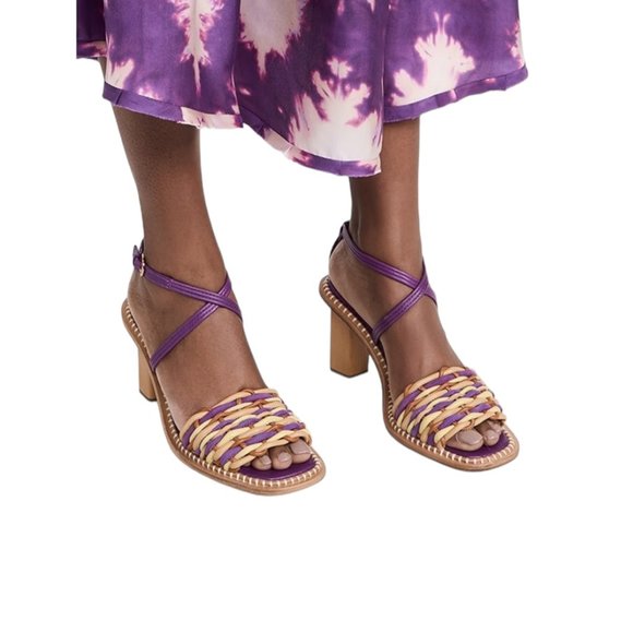 Ulla Johnson Malia Woven Sandals, Multi-colored, Size 39 EU, 9 US - Picture 4 of 10